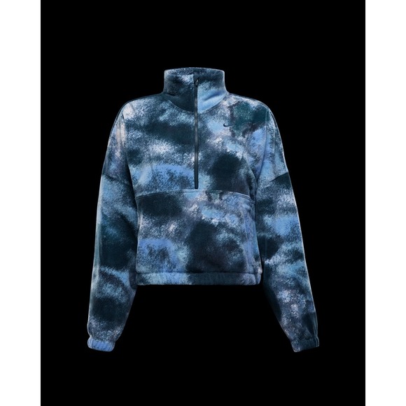 Nike One- Women's Therma-FIT Oversized 1/2-Zip Armory Navy, XS, SHIPS TODAY🎁 - Picture 3 of 4